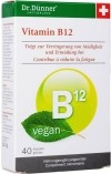 DÜNNER vitamin B12 vegan capsules 40 pièces