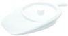VITILITY bassin de lit avec couvercle blanc