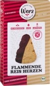 Werz Cœurs de riz glacés sans gluten, 90 g