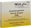 Willi Fox Drogentest THC einzeln Urin, 3 Stück