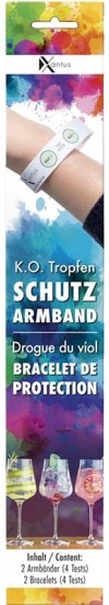 XANTUS K.O. Tropfen Schutzarmband, 2 Stück