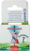 Yaweco Brosse interdentaire moyenne rouge, 7 pièces