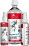 Zechstein vitamagic Magnesium Öl Spray Set bouteille de recharge 1lt + flacon vide 100 ml