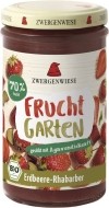 Zwergenwiese Pâte à tartiner bio aux fruits, fraise et rhubarbe, 225 g