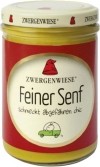 Zwergenwiese moutarde fine bio, 160 ml