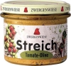 Zwergenwiese Pâte à tartiner bio à la tomate et aux olives, 180 g