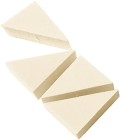 HERBA Éponge de maquillage coins blanche 4 pièces