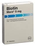 BIOTIN Merz Tabletten 5mg, 25 Stück