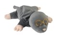 WARMIES Peluche rechauffante taupe endormie