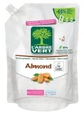 L'ARBRE VERT liquide vaisselle amande recharge, 1 lt