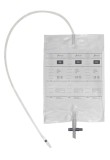 FLEXICARE Urinbeutel 2l 100cm Ablauf Rücklaufventil, 10 Stück