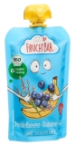 FRUCHTBAR Fruchtpüree Bio Heidelbeere Banane Reis, 100 g