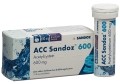 ACC Sandoz Brausetabletten 600mg Brombeeraroma, 10 Stück