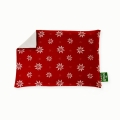 HIMMELGRÜN coussin noyaux ceri 30x20cm edelweiss