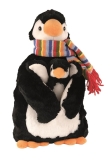 Sänger bouillotte/peluche 0.8l pingouin James et bébé Jamie