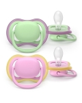 Avent Philips Nuggi Ultra Air Day 6-18M grün/rosa, 2 Stück