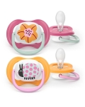 Avent Philips Nuggi Ultra Air Collection 6-18M Blume/Käfer, 2 Stück