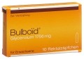 BULBOID Zäpfchen Erwachsene, 10 Stück