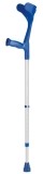 OSSENBERG béquille alu/bleu poig dur 140kg 1 paire