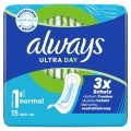 ALWAYS Ultra serviette hygién Normal 15 pièces