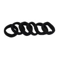 HERBA Ecofriendly Haarbinder Ø 5 cm schwarz, 6 Stück