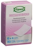 Flawa Gazekompressen 4x6 cm