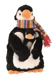 Sänger Wärmflasche Plüschtier 0.8l Pinguin James und Baby Jamie