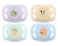 Avent Philips Nuggi Ultra Start 0-2M hellgrün/hellblau/orange/lila Muster, 2 Stück