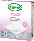 Flawa Gazin Mullkompresse 5x5cm steril, 5 x 2 Stück