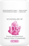 PHYTOMED SCHÜSSLER Nr3 Ferr phos Tabl D 6 100 g
