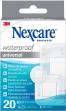 3M NEXCARE Waterproof univeral Pflaster 3 Grössen, 20 Stück