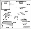 FOLIODRAPE Protect Plus Universal Set lll, 7 pièces