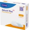 ZETUVIT Plus Silicone Border stérile 13x15.5cm Oval, 10 pièces