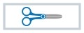 MEDISET Schere 12 cm stumpf/stumpf steril, 15 Stück
