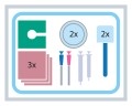 MEDISET set d'anesthésie 478471 stérile emballé individuellement, 1 pièce