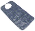 SUNDO bavoir carreaux 45x90cm bleu-vert velcro