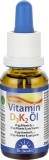 Dr. Jacob's Vitamin D3K2 Öl 800 IE/20 mcg D3+K2 640 Tropfen, 20 ml