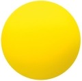 SUNDO balle d'exercice main 55mm jaune en mousse