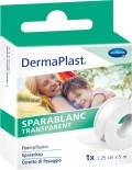 DERMAPLAST sparablanc transparent 1.25cmx5m blanc
