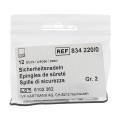 IVF épingles sûreté taille 2 38mm, 12 pièces