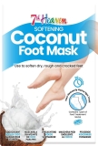 7TH HEAVEN foot mask coconut, 1 paire
