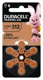 DURACELL Batterie EasyTab 312 Zinc Air D6 1.4V, 6 Stück