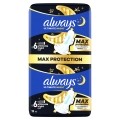 always Ultra Binde Ultimate Night Max Protection Flügel (Grösse 6), 12 Stück