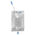 GHC sac à urine 750ml 12cm stérile avec écoulement, 10 pièces