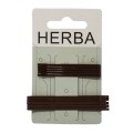 HERBA Klemme gerade braun 10 Stk. 5.5 + 7 cm