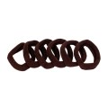 HERBA Ecofriendly Haarbinder braun Ø 5 cm, 6 Stück