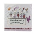 HERBORISTERIA Serviettes "Herzmomente", 20 pièces