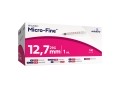 Embecta Seringues à insuline micro-fines U40 1,0 ml 12,7 mm, lot de 100