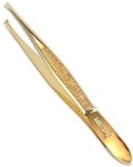 KRESON Malteser Pinzette schräg gold Nr. 8