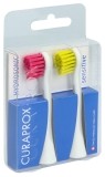 CURAPROX Hydrosonic tête de brosse de rechange sensible rouge-vert 1 paire